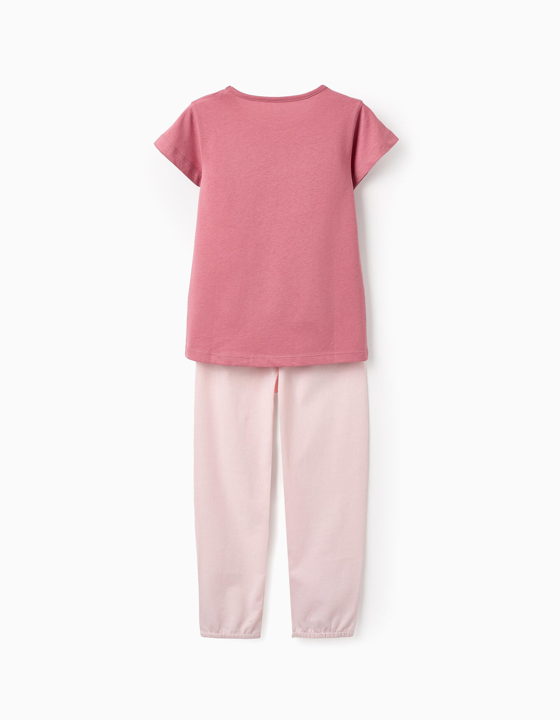 Cotton Pyjama for Girls 'Heart', Pink | Saudi Arabia
