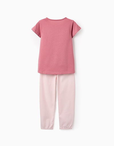 Cotton Pyjama for Girls 'Heart', Pink | Saudi Arabia