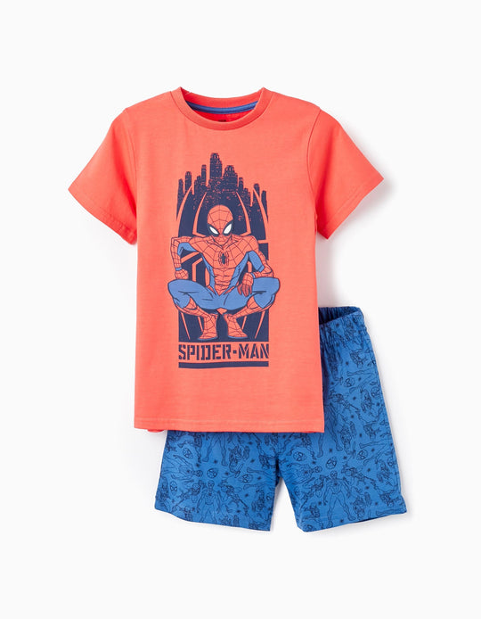 Cotton Pyjama for Boys 'Spider-Man', Red/Blue