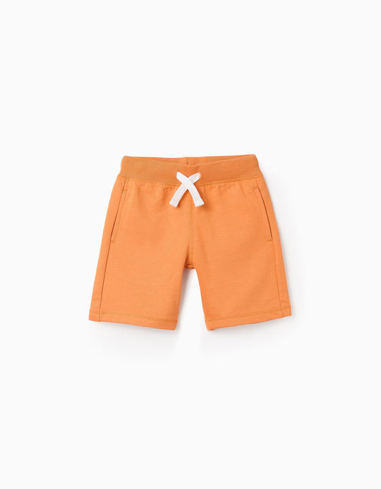 Jogger Shorts for Boys, Orange