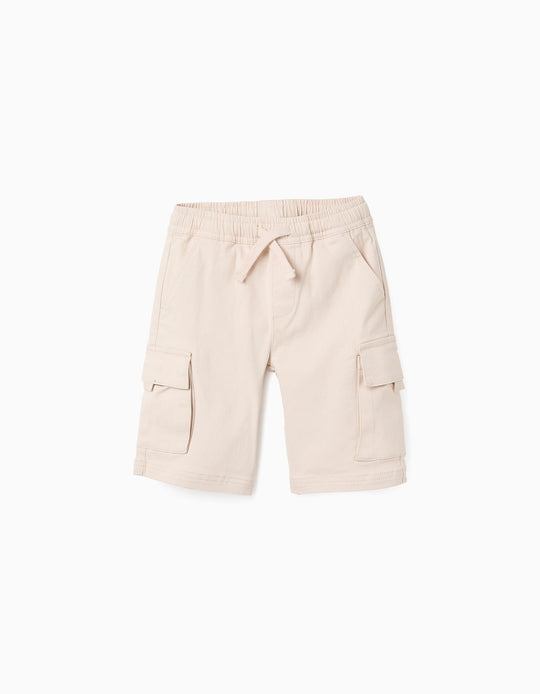 Cargo Shorts for boys, beige