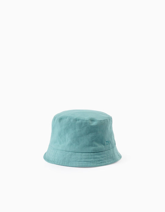 Twill Hat for Babies and Boys, Aqua Green