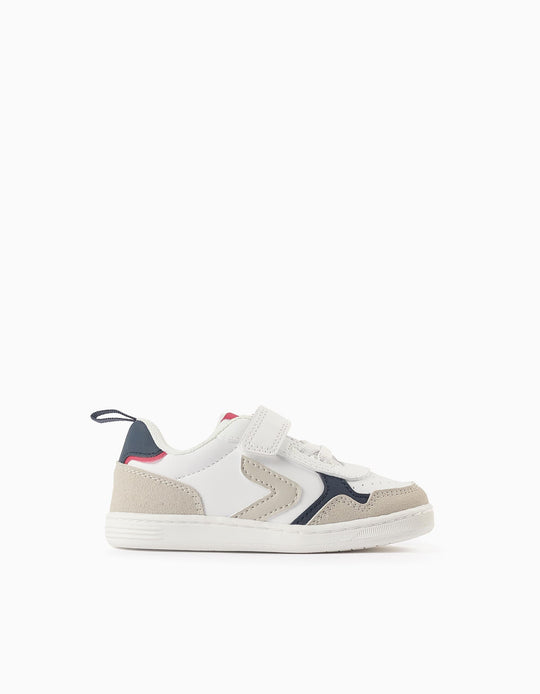 Trainers for Baby Boys 'ZY Move', White/Dark Blue