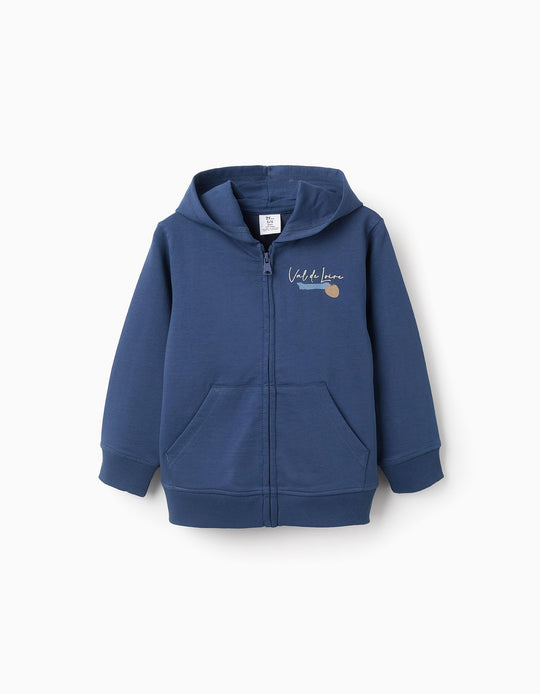 Hooded Jacket for Boys 'Val de Loire', Dark Blue