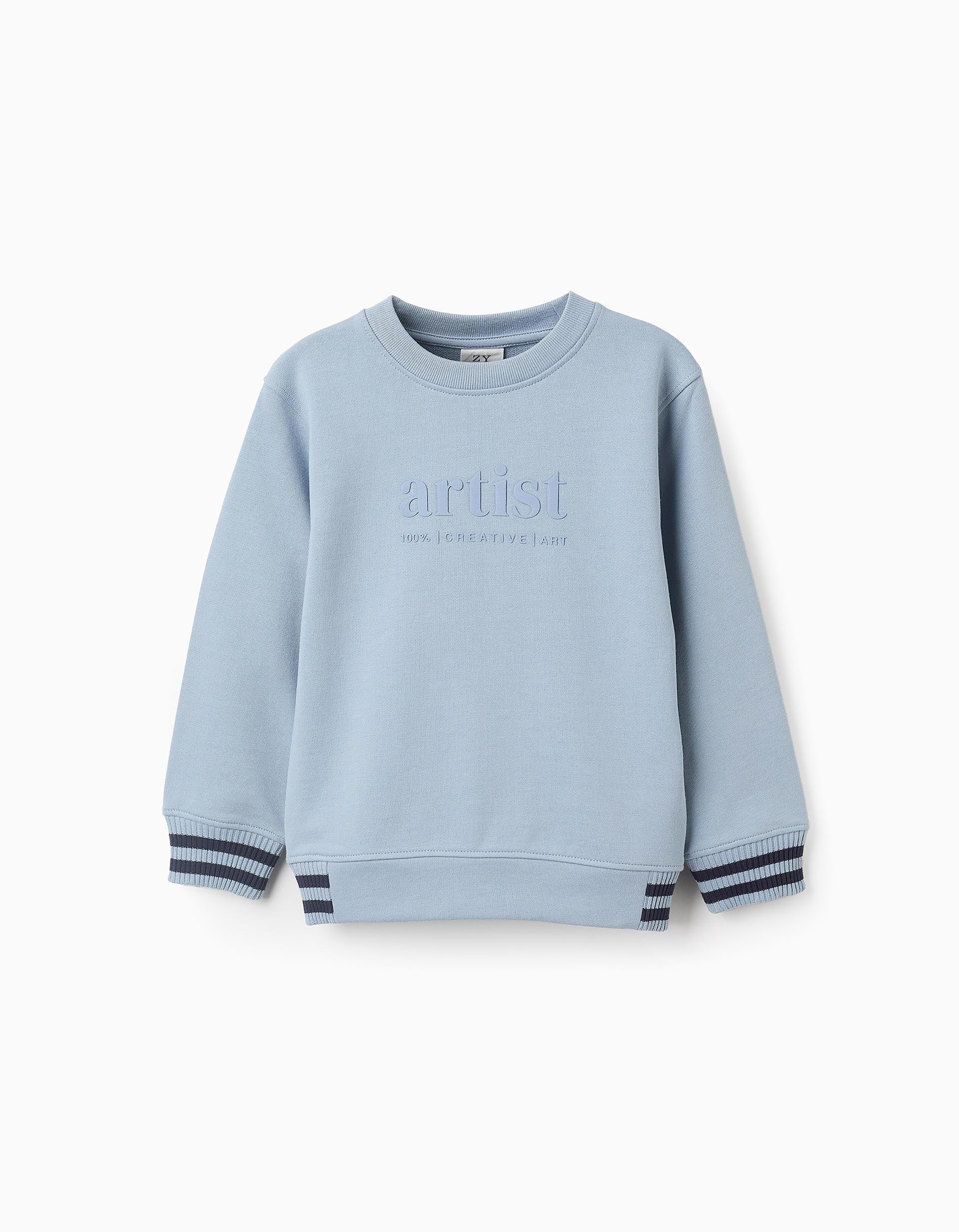 Cotton Sweatshirt for Boys 'Artist', Blue | La vie en Rose | KSA