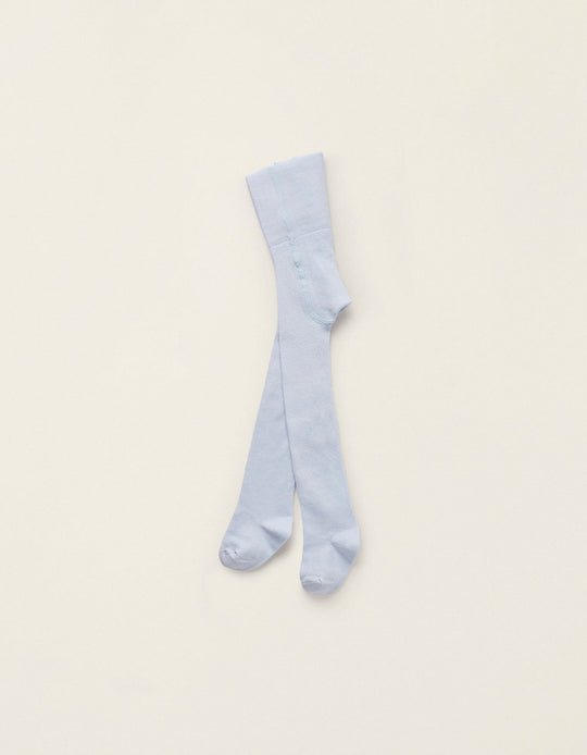 Cotton Tights for Newborns, Blue