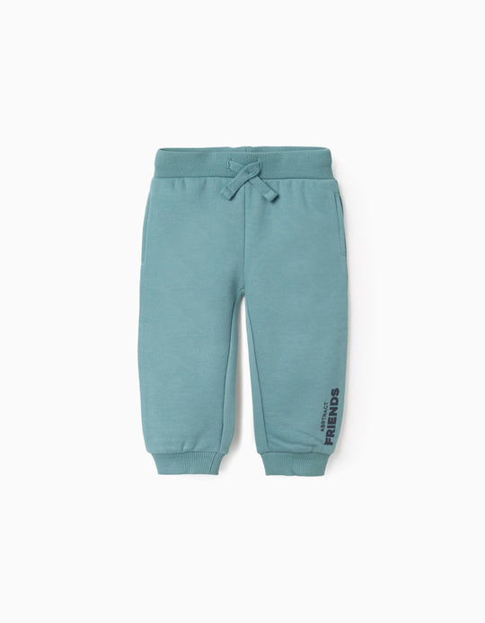Brushed Joggers for Boys 'Friends', Turquoise