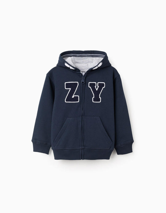JACKET FLEECE, DARK BLUE, SMS 5/6