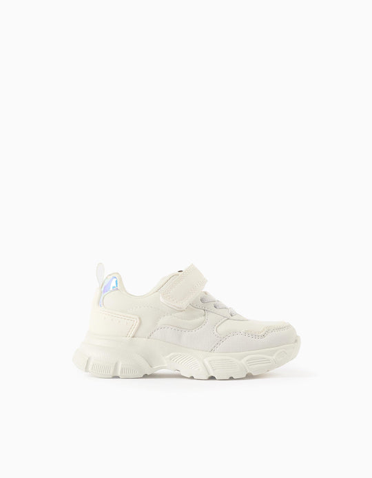 Superlight Runner' Trainers for Baby Girls, White/Iridescent