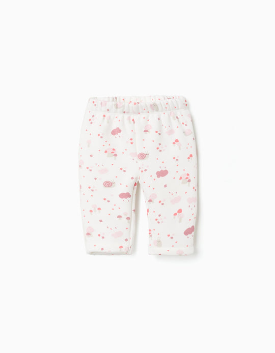 PANTS PLUSH FLEECE, WHITE, 1/3M