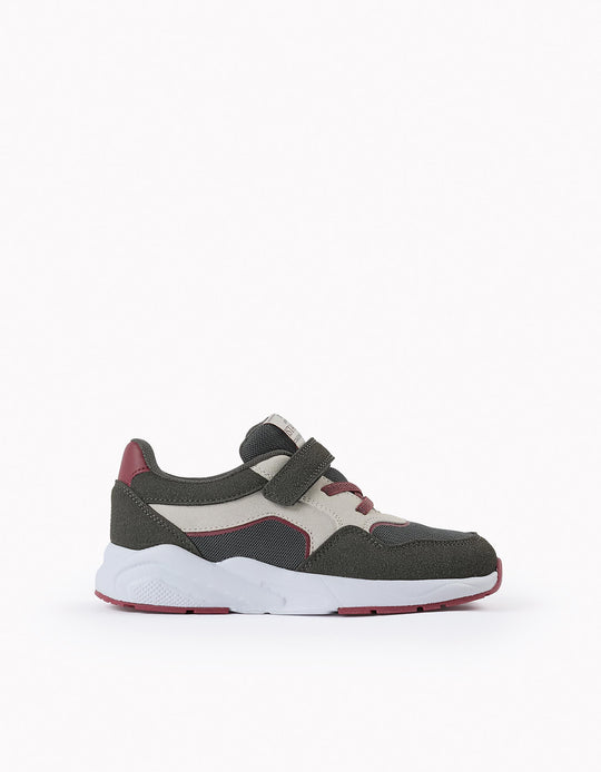 Trainers for Boys 'ZY Superlight - Istanbul', Grey/Beige/Burgundy