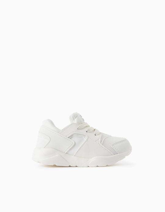 Trainers for Baby Girls 'ZY Superlight Runner', White/Silver