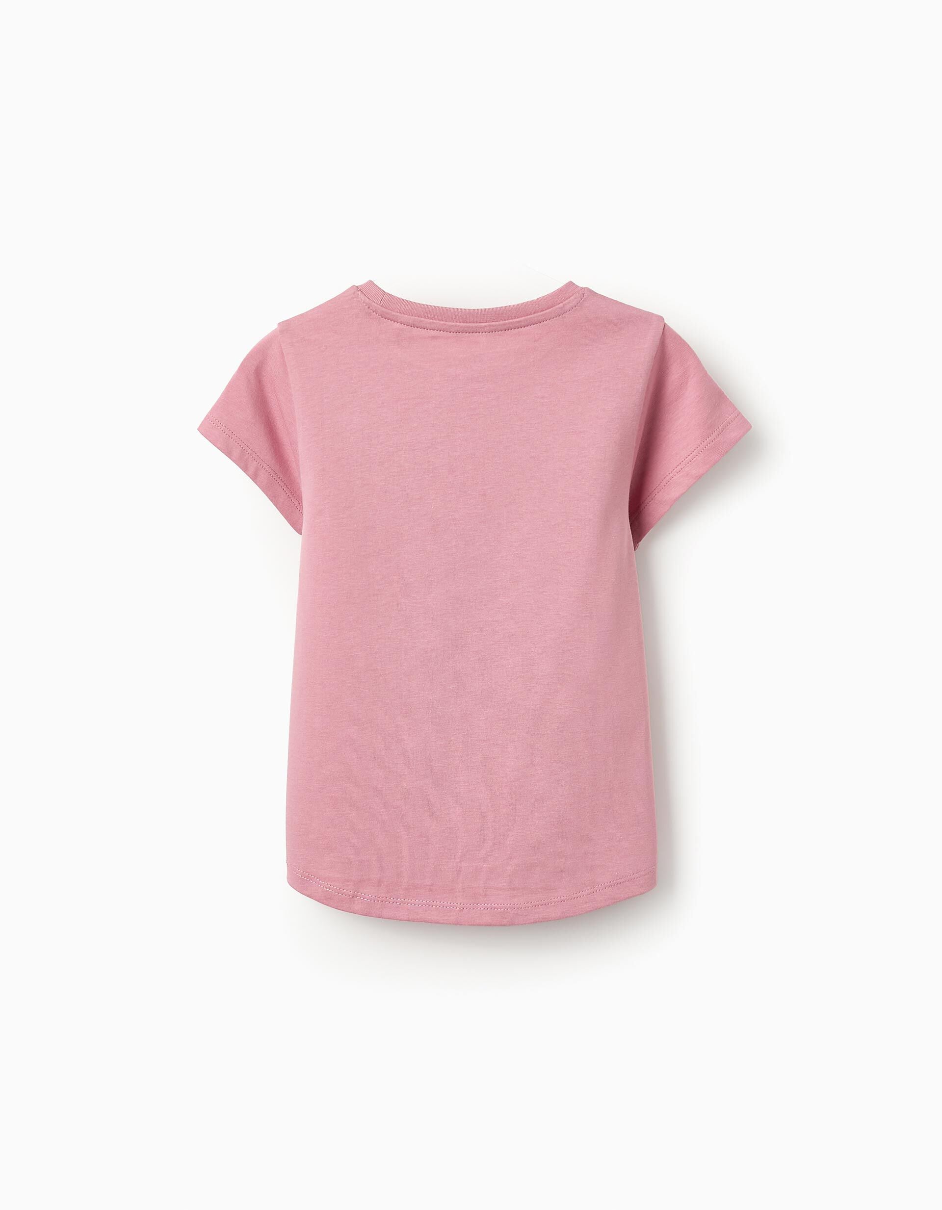 Cotton T-shirt for Girls 'Big Apple' Pink | Saudi Arabia