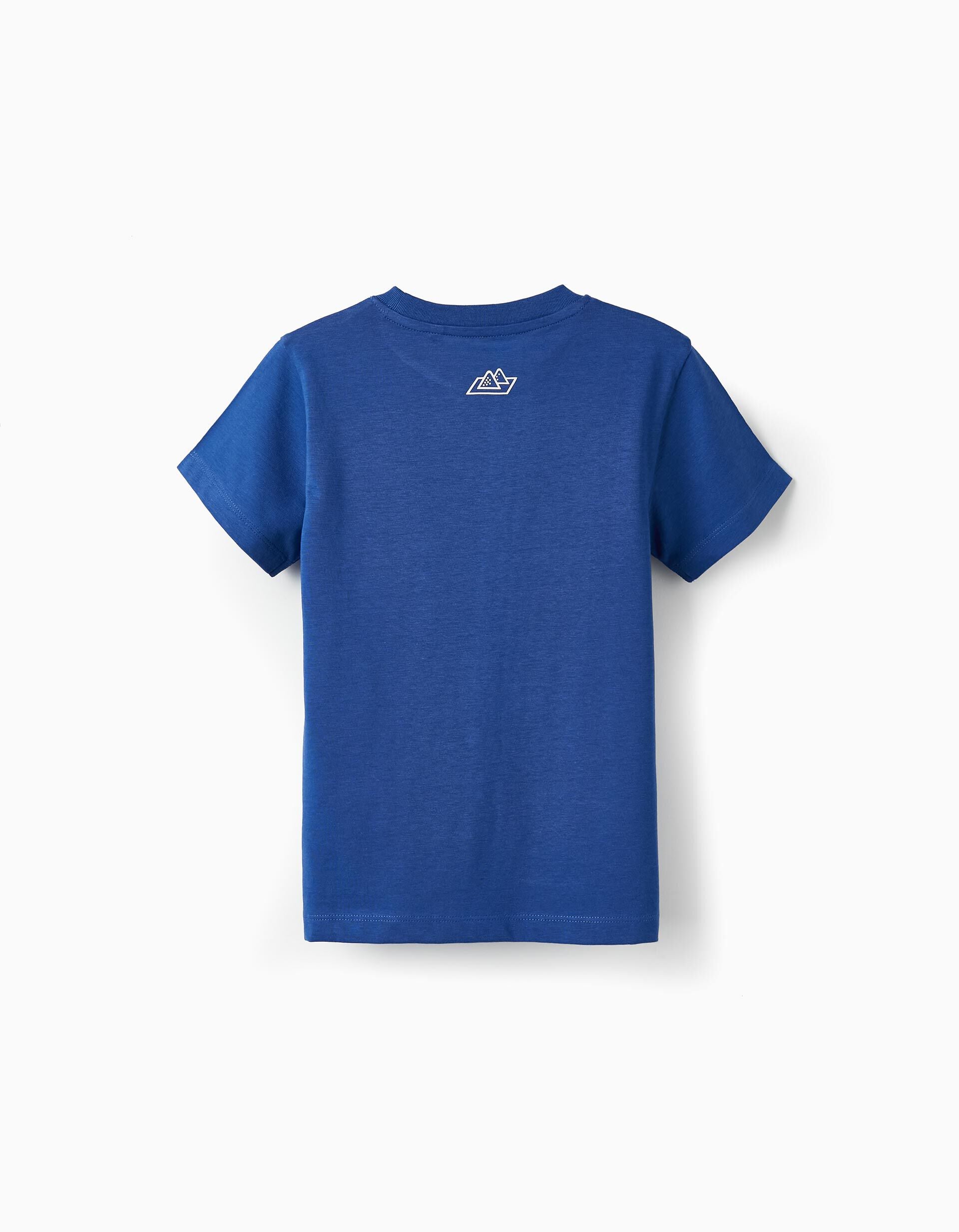 Cotton T-Shirt for Boys 'Salt Marshes' Dark Blue | Saudi Arabia