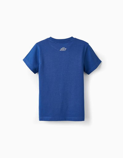 Cotton T-Shirt for Boys 'Salt Marshes' Dark Blue | Saudi Arabia