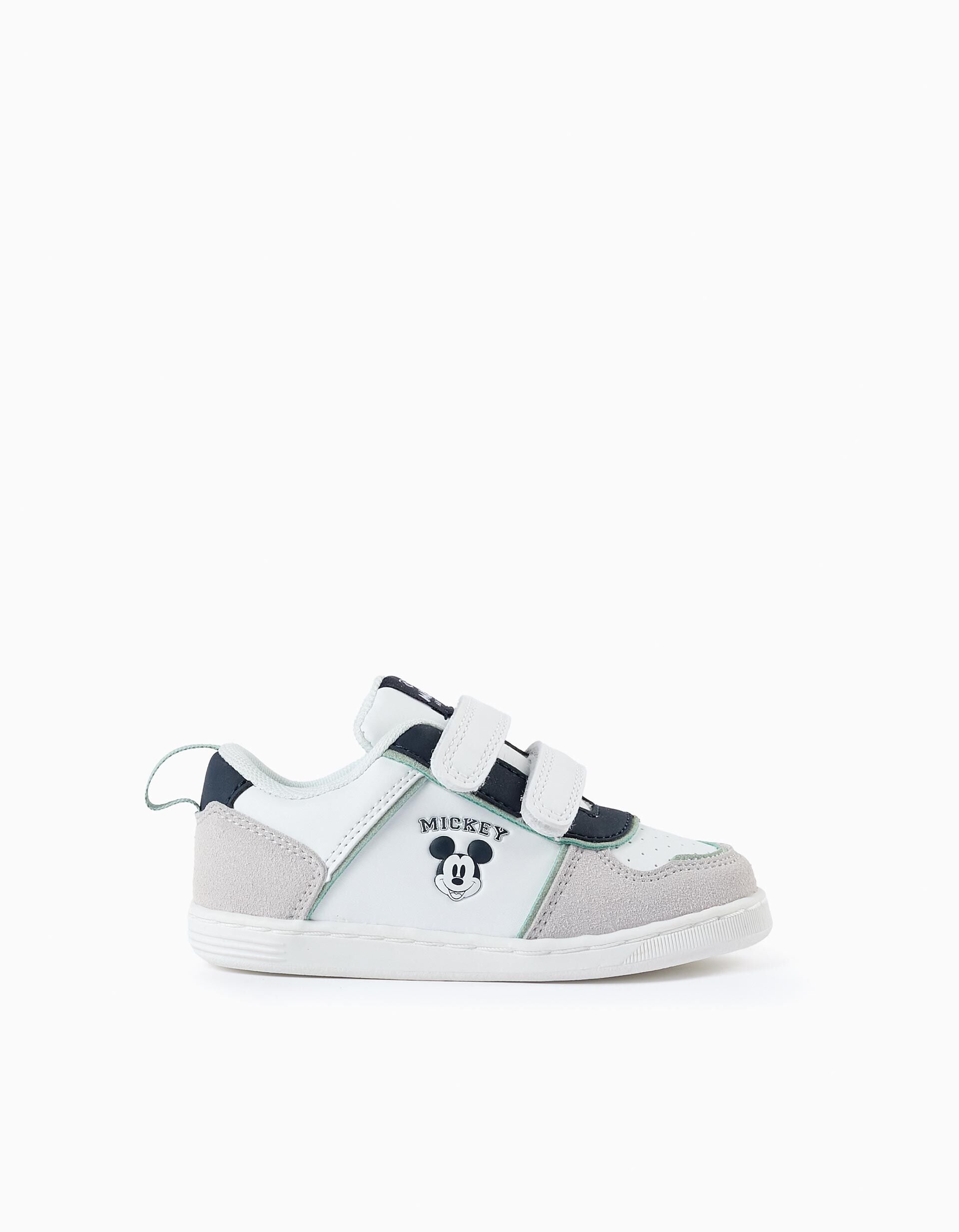 Trainers for Baby Boys 'Mickey' White/Blue/Green | Saudi Arabia