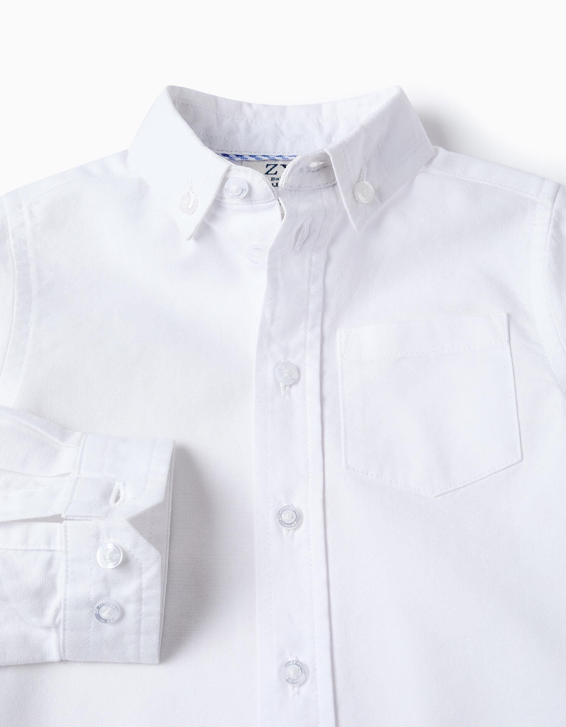 Classic Cotton Shirt for Baby Boys White | Saudi Arabia
