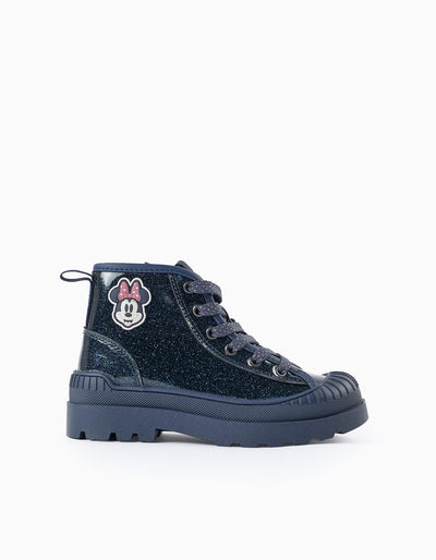 Boots with Sparkles for Girls 'Minnie' Dark Blue | Saudi Arabia