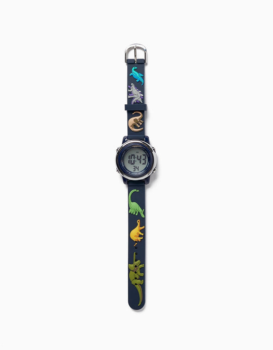 Digital Watch for Boys 'Dinosaurs', Dark Blue