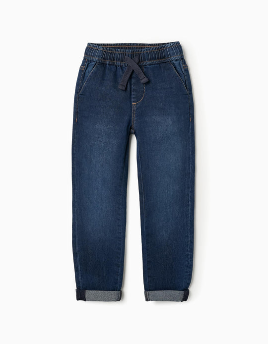 قميص قطني مزين بوردة للمواليد الأولاد، أبيض/وردي