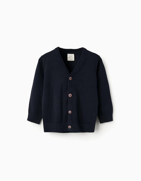 كارديغان للأولاد الرضع، أزرق داكن