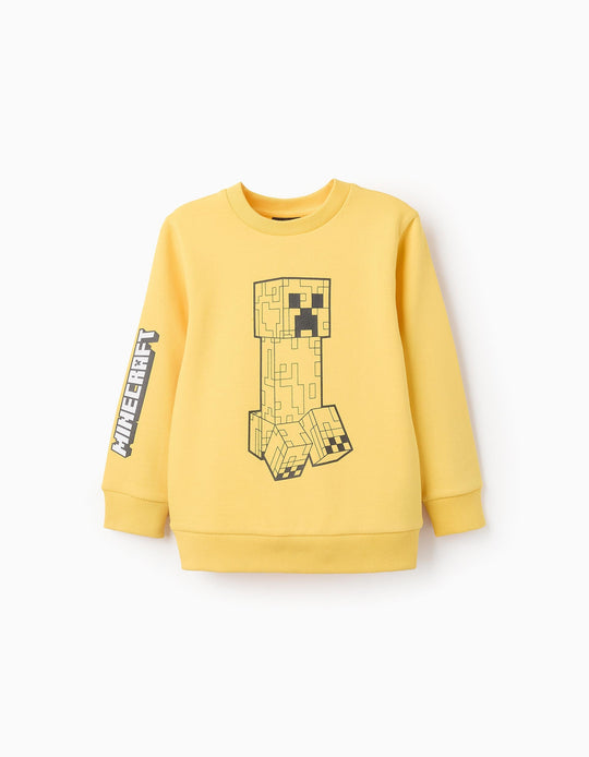 Sweatshirt for Boys 'Minecraft', Yellow