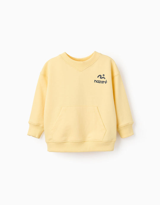 Sweatshirt with Kangaroo Pocket for Baby Boys 'Amar', Nazaré
