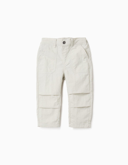 بنطال ريبيستوب للرضع الأولاد، بيج