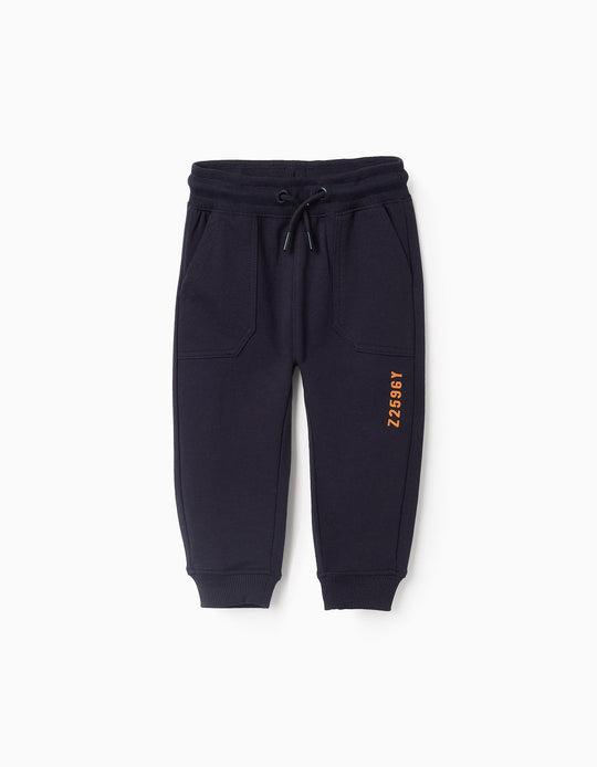 بنطال رياضي للرضع الأولاد Z2596Y، أزرق داكن