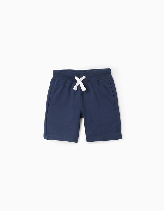 شورت جوغر للأولاد، أزرق داكن