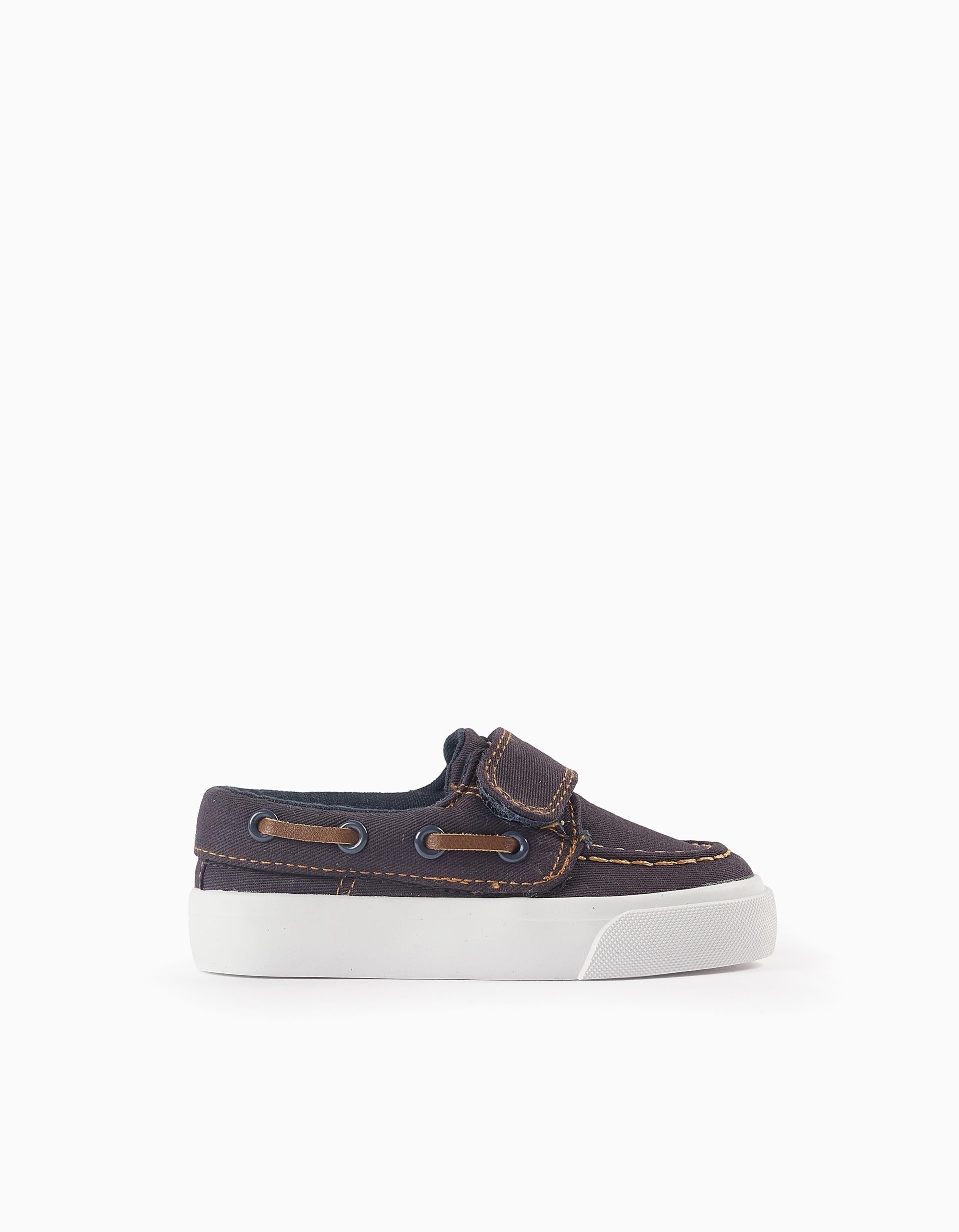 Twill Deck Shoes for Baby Boys, Dark Blue | La vie en Rose | KSA
