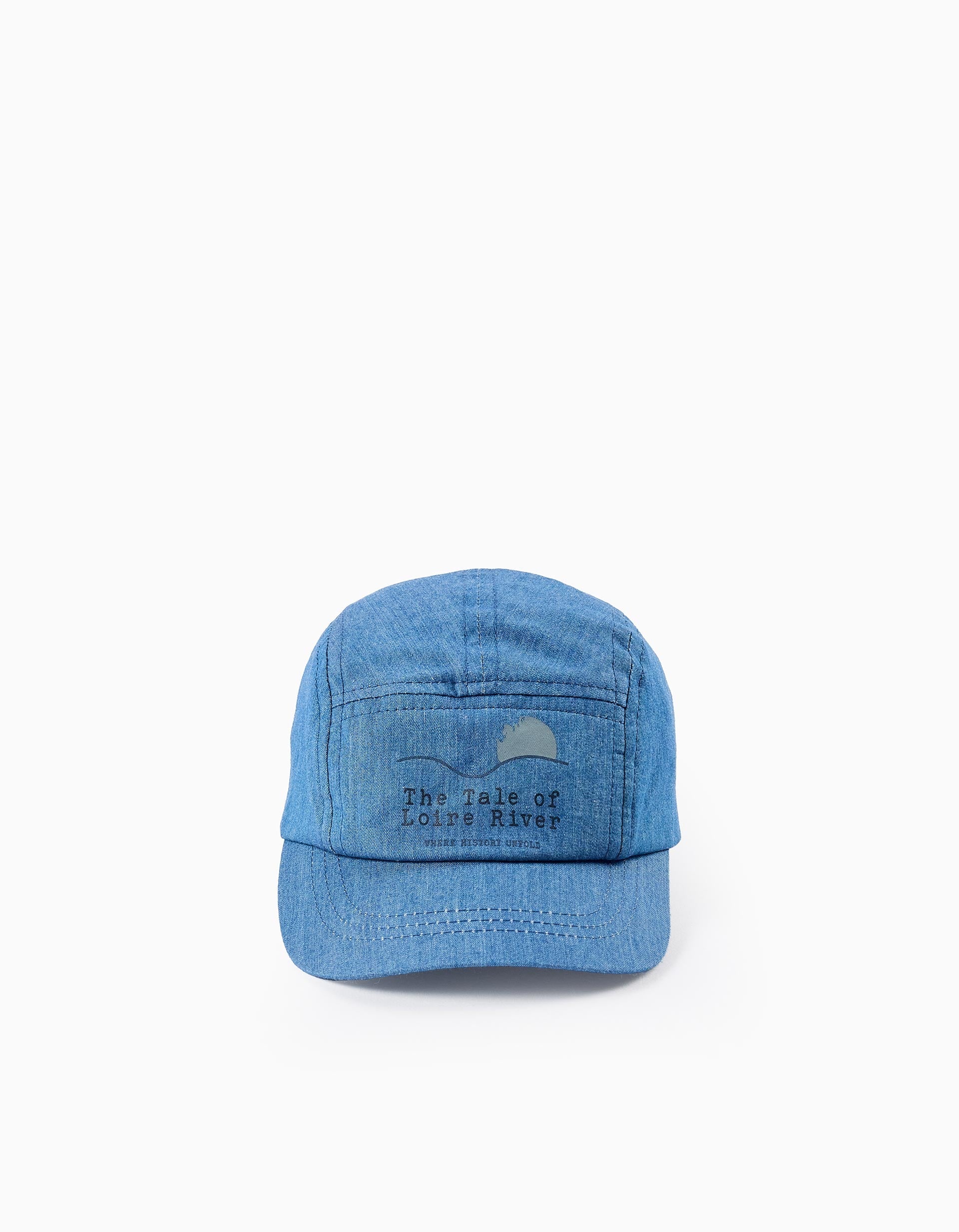 Light Denim Cap for Baby Boys 'Loire', Blue