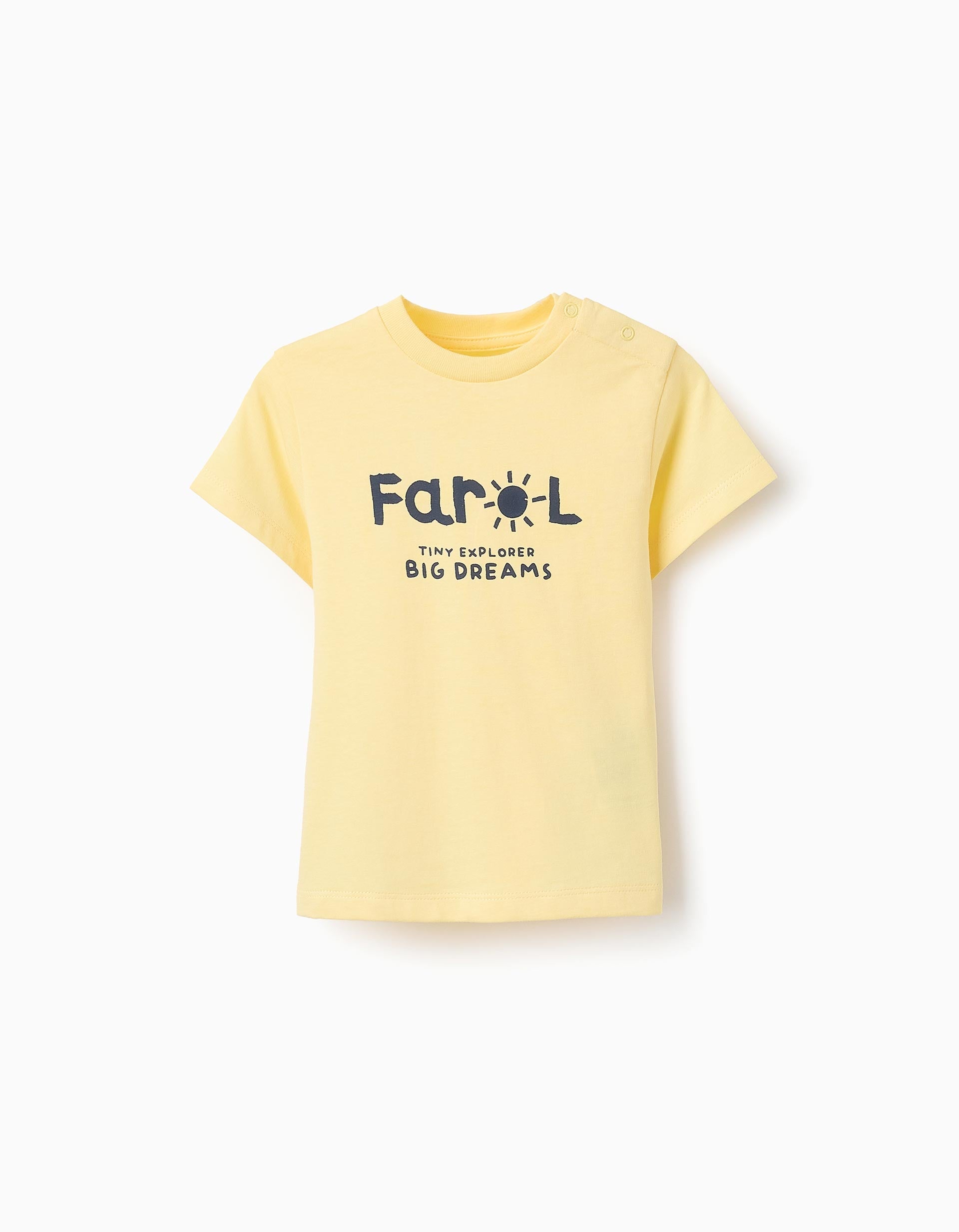 Cotton T-shirt for Baby Boys 'Lighthouse', Yellow | La vie en Rose | KSA