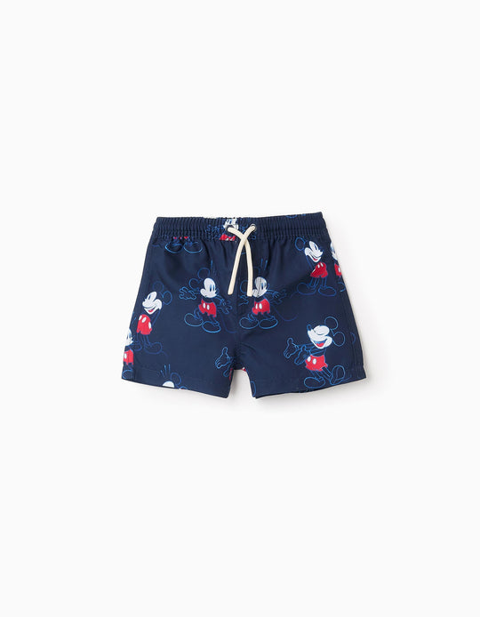 Swim Shorts for Baby Boys 'Mickey', Dark Blue