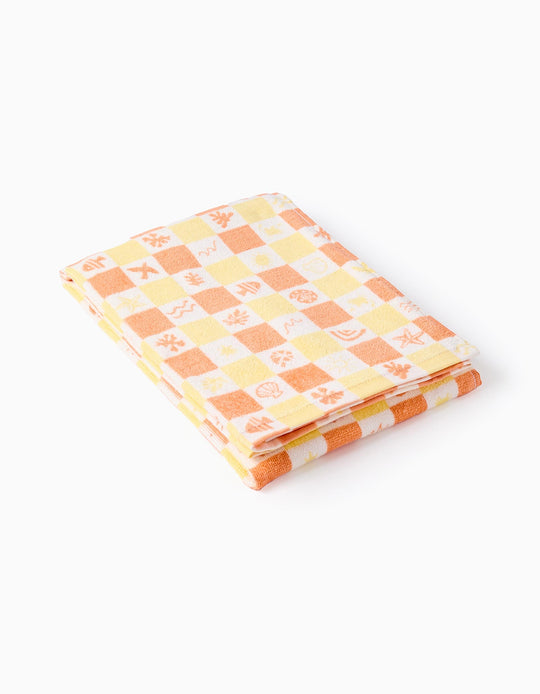 Beach Towel for Children 'Summer', Yellow/Orange