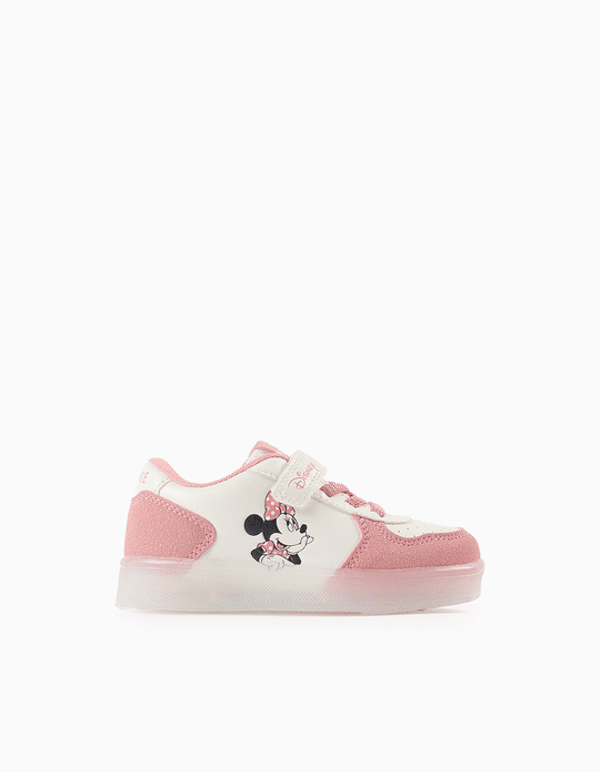 Light-up Trainers for Baby Girls 'Minnie', Pink/White