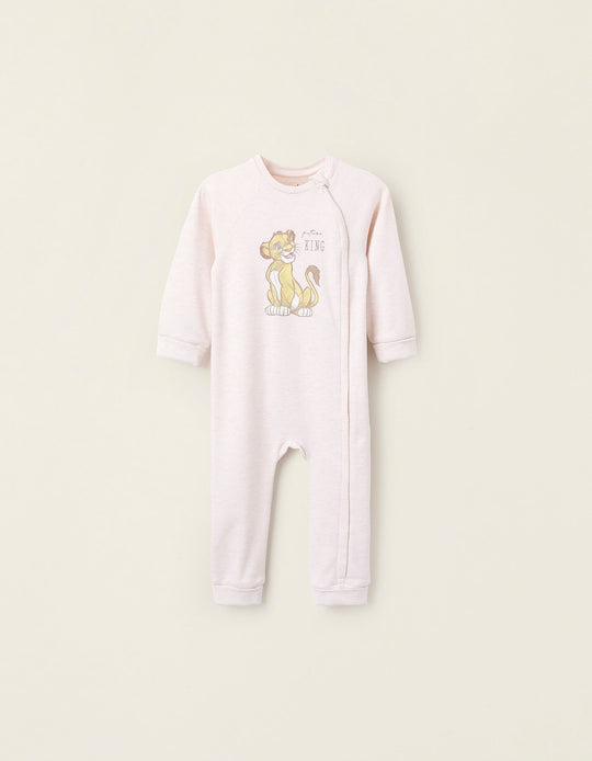 سليب سوت بدون أقدام إنترلوك لحديثي الولادة سيمبا، بيج