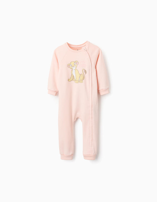 سليب سوت بدون أقدام إنترلوك لحديثي الولادة والبنات نالا، وردي