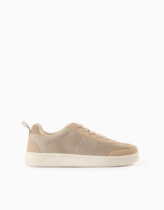 Mesh Trainers for Boys '1996 Sneakers', Beige