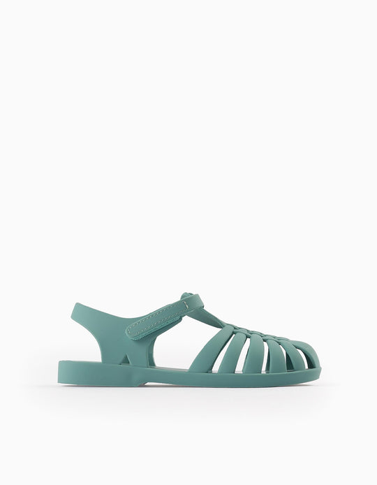 Flexible Rubber Sandals for Children 'Jellyfish', Turquoise