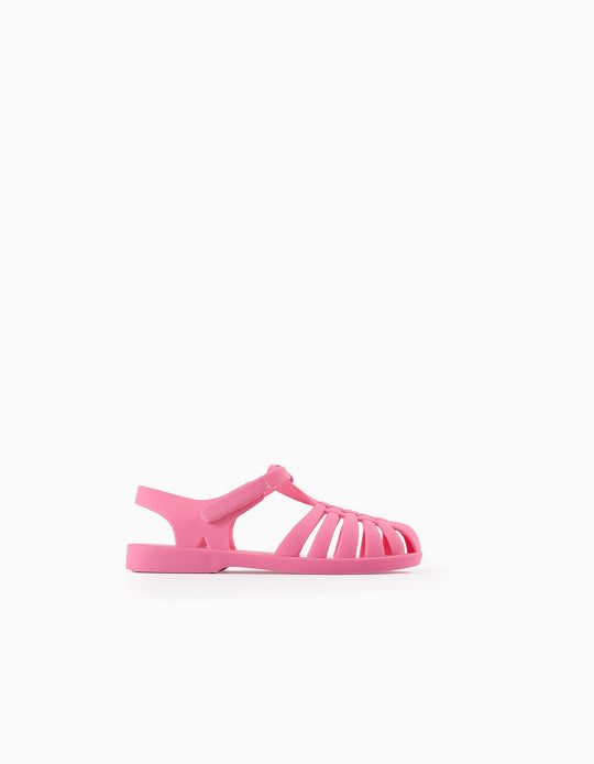 Flexible Rubber Sandals for Girls 'Jellyfish', Pink