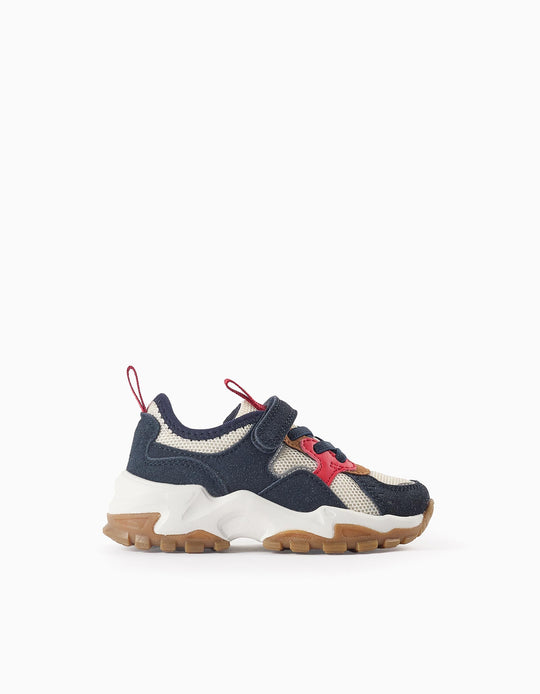 حذاء رياضي سميك مشترك للأولاد الرضع، متعدد الألوان