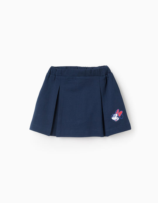 Cotton Skort for Girls 'Minnie', Dark Blue