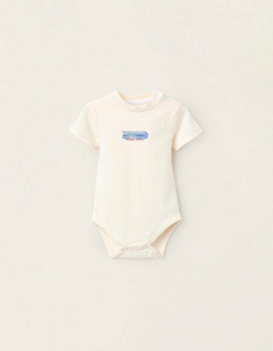 Body-T-Shirt for Newborns' 'Art', Beige