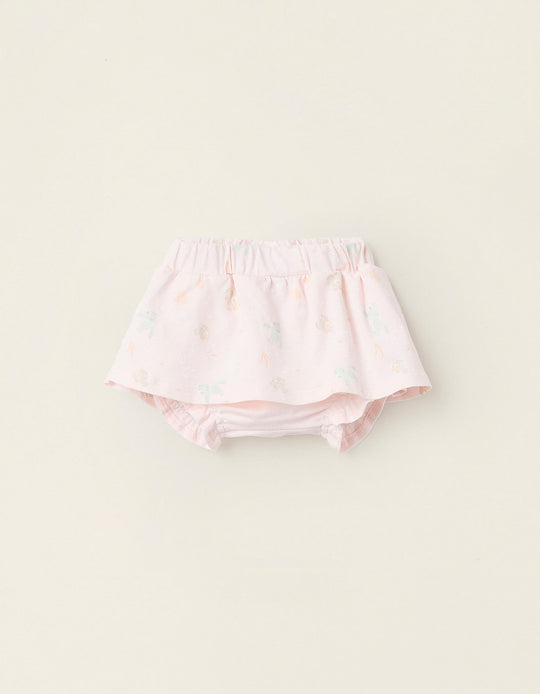 Skort with Motif for Newborn Girls 'Nemo', Light Pink
