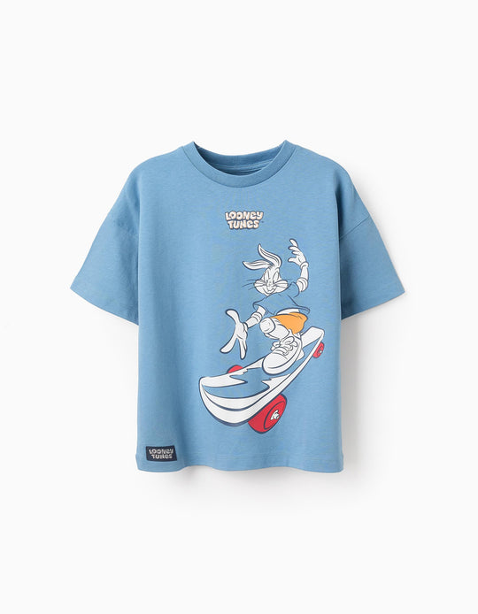 Cotton T-shirt for Boys 'Bugs Bunny', Blue