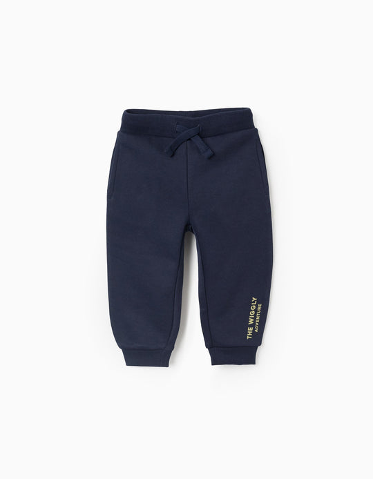 Brushed Joggers for Boys 'Adventure', Dark Blue