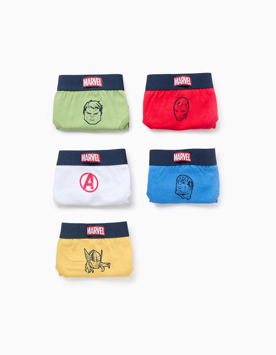 عبوة 5 ملابس داخلية للأولاد "Avengers"، متعدد الألوان