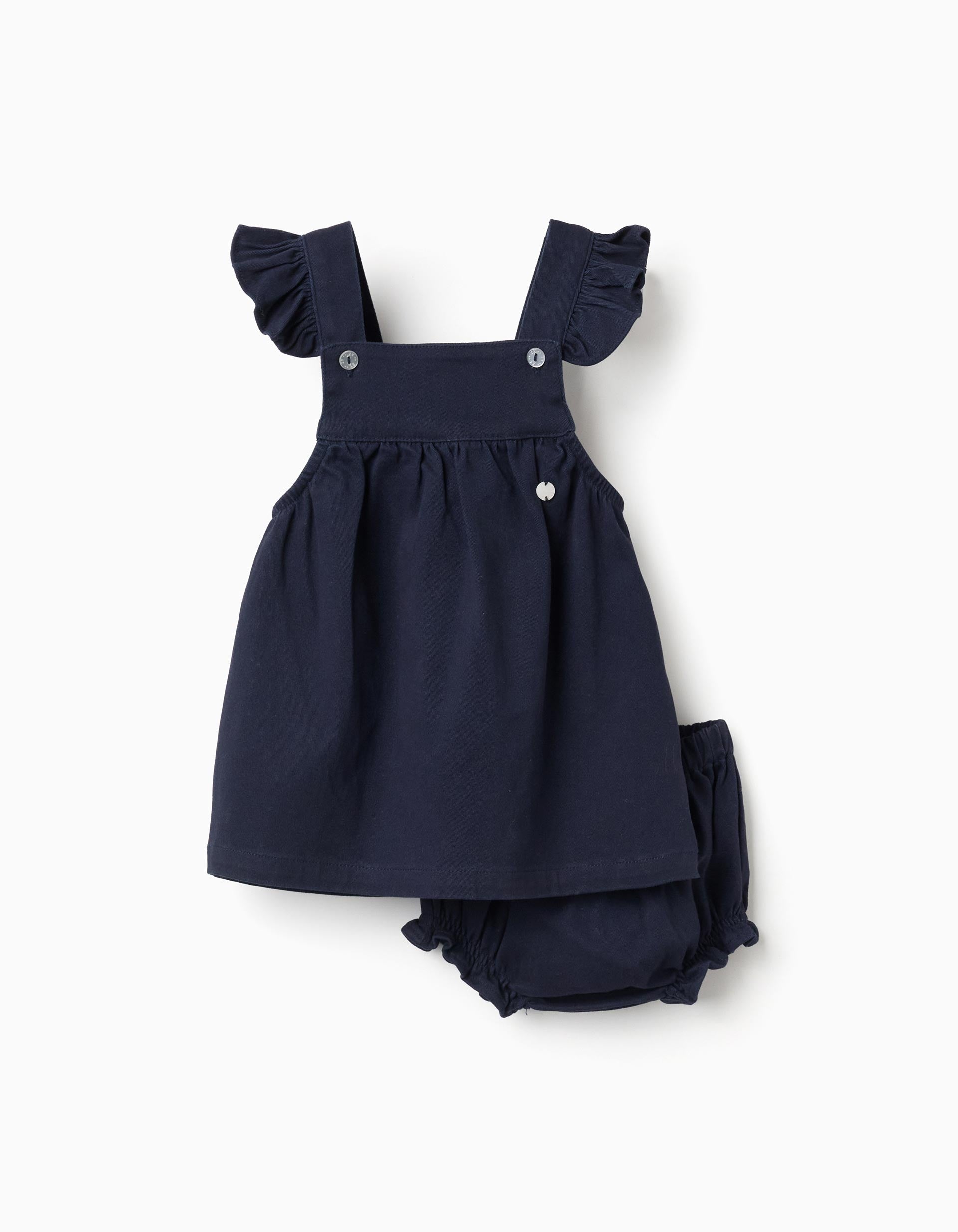 NB SKIRT TWILL, DARK BLUE, 6/9M | La vie en Rose | KSA