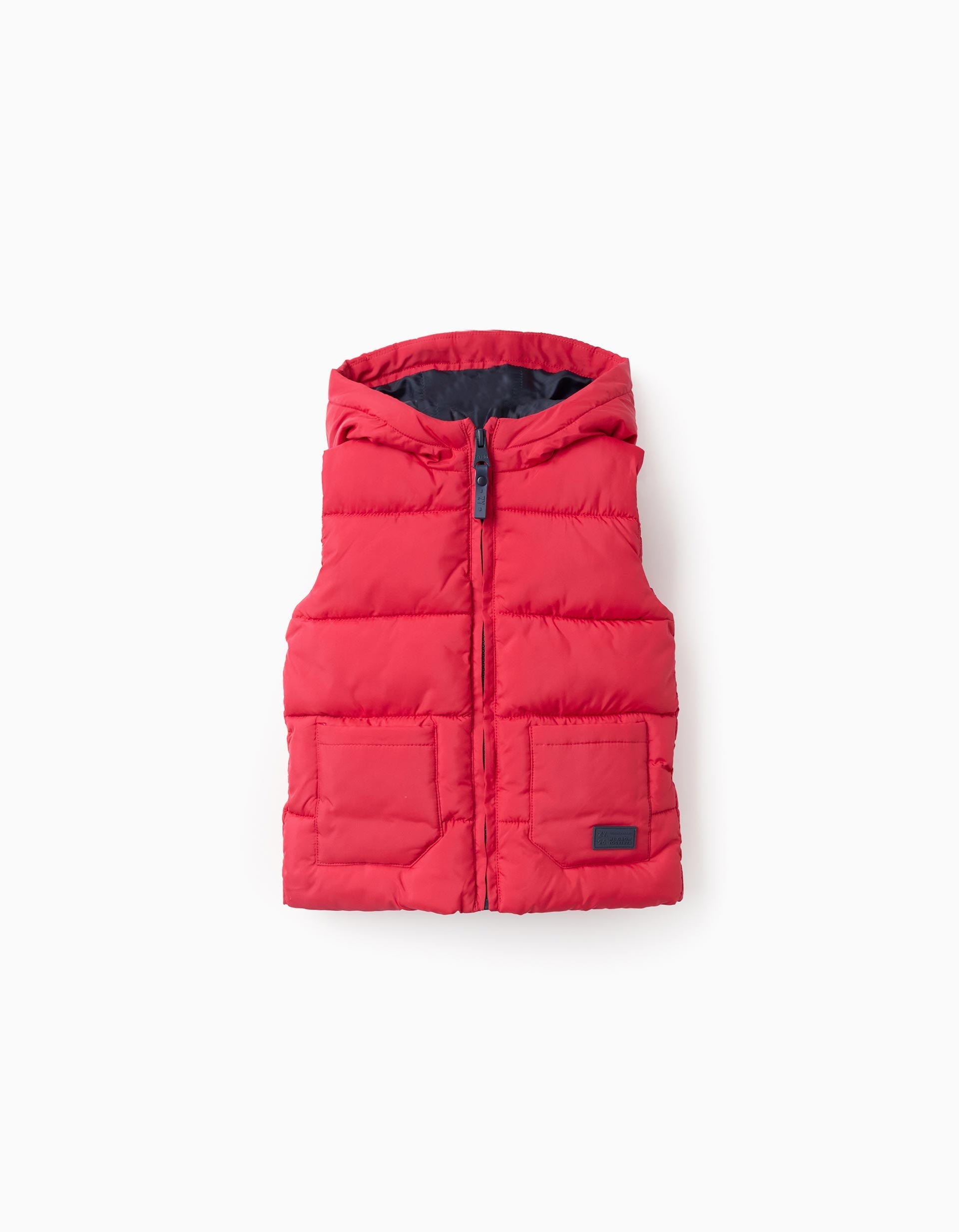 Hooded Padded Gilet for Baby Boys, Red | Ziddy KSA